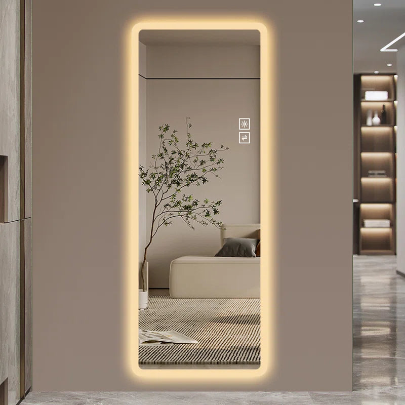 Touch LED Mirror, Full Length Dressing Mirror, Large Rectangle Bedroom – Royel  Mirrors